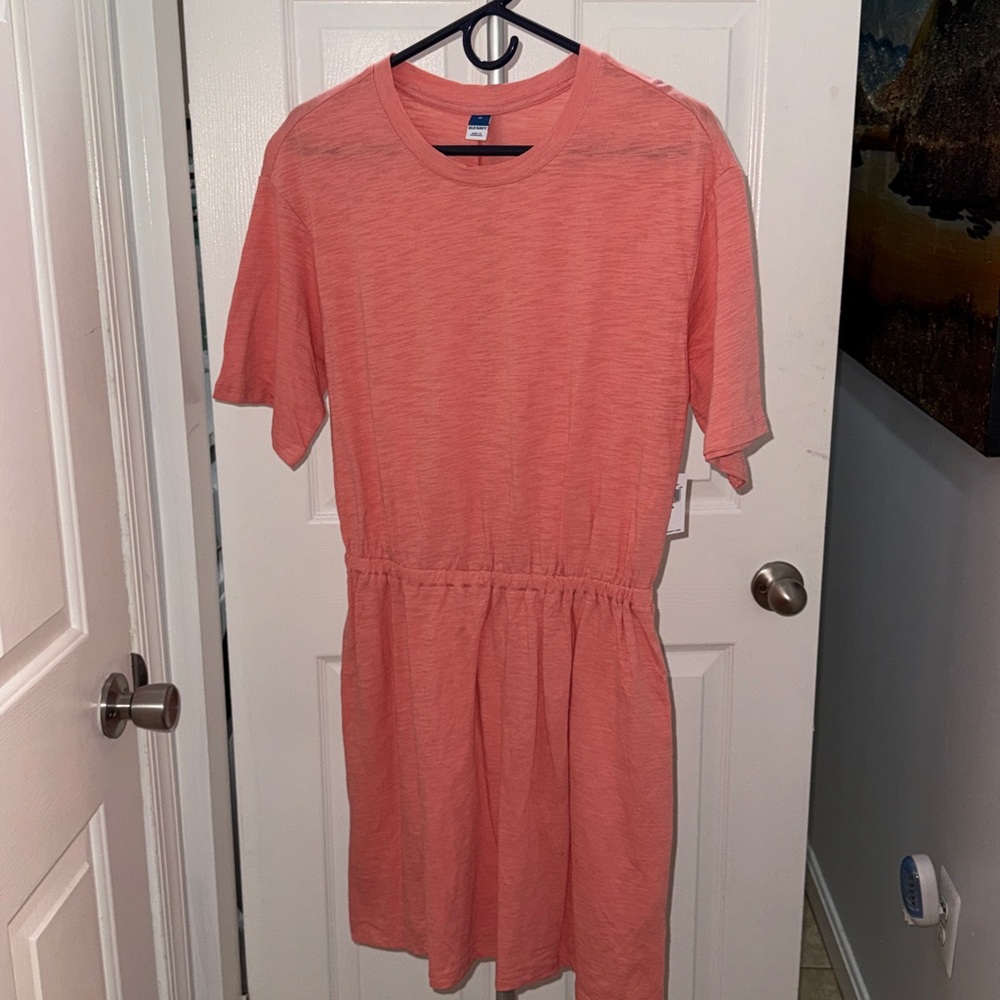 Old Navy size medium peach colored cover-up
